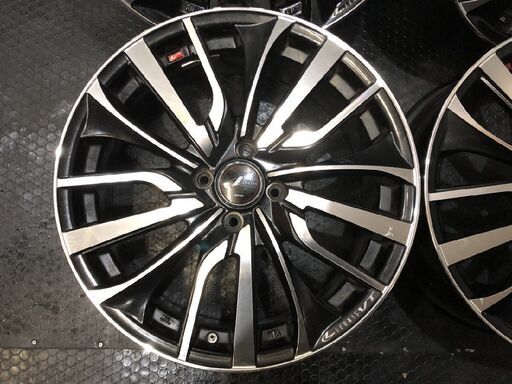 Weds LEONIS VT ウェッズ レオニス 社外ホイール 17インチ 4本 6.5J4HPCD100+50 フィット シャトル等　(VHC397)
