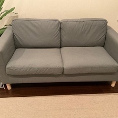 【最終値下げ】IKEA PÄRUP ペルプ 2人掛けソファ ダークグレー 家具 イケア PÄRUP ペルプ 2人掛けソファ