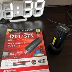 BUFFALOWiFi6対応 アダプター オマケBluetoot...