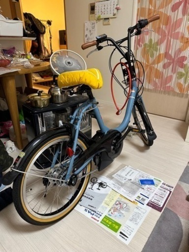 ヤマハパスシティC 走行1キロ　電動自転車室内保管　新車の時のもの全て揃ってます