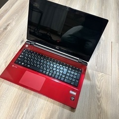 LAVIE Note Standard NS150/BAR PC-NS150BAR [ルミナスレッド]の画像