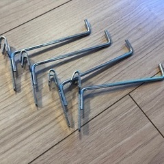 サイズいろいろワイヤーネット　フック　まとめ売りの画像