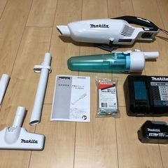 マキタ充電式クリーナー(サイクロンアタッチメント付)の画像