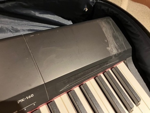 Casio電子キーボード、ペダル、専用バッグ、ヘッドホン