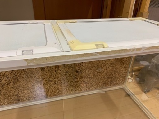 爬虫類ケージ 120×45×60 背面コルク板付