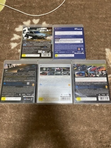バラ売り可【すぐ遊べます！】(箱無しです)写真には無いのですがコントローラーその他付属品お付けいたします！プレステ3本体ブラック★HJ-0594ソフト6枚付き★