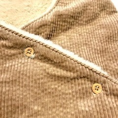 【美品】ZARA コーデュロイおくるみ໒꒱の画像