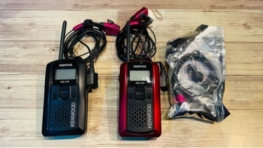 お値下げしました‼️2台セットKENWOODDEMITOSS無線機トランシーバー2台セット