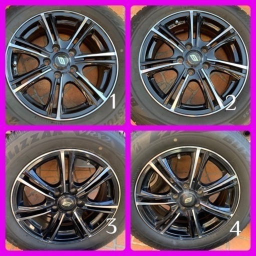 215/60R16 スタッドレス&ホイールセット★ホンダ ヴェゼルにて使用