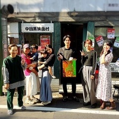 フルイドアートワークショップ【artmejapan.reading art session】手ぶらで簡単絵画教室の画像