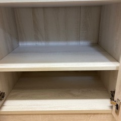 【決まりました】食器棚 白 引き取り限定 日時指定ありの画像