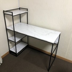 大理石柄パソコンデスク美品（終了）