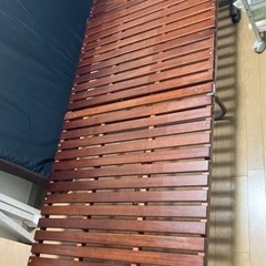 折りたたみシングルベッドの画像