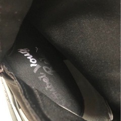 厚底スエードブーツ　24.5センチの画像