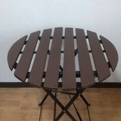 カフェテーブル   折りたたみ可
