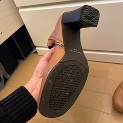 キャメルブーツ24cm wood house 本革の画像