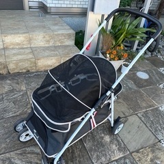 【美品】ペットカート　ペットバギー　petom