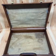 【アンティーク】レザー FRANZEN フランツェン ブリーフケース トランク アタッシュケース【中古】レトロ ビジネスバッグの画像