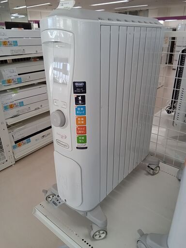 *お値段見直しました★ジモティ割あり★ DeLonghi オイルヒーター RHJ75V0915-GY  １６年製 動作確認／クリーニング済み TC394
