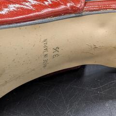 ハイヒール　22.5cm　赤　usedの画像