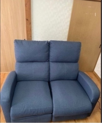 値引き相談あり！！2000円オフ！最終値下げ！！！！可愛いデニムソファ　