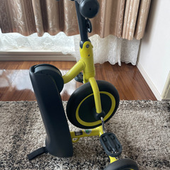 幼児自転車　折りたたみ収納可　IDES(アイデス) D-bike dax 幼児車 イエロー　中古　説明書有り　の画像
