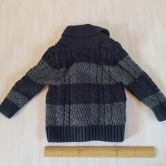 手編み風カーディガン中古品の画像