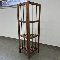 ウッド コーナー棚の画像