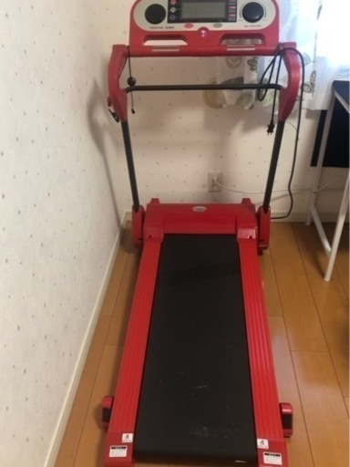 ウォーキング ランニングマシン ルームランナーレッド
