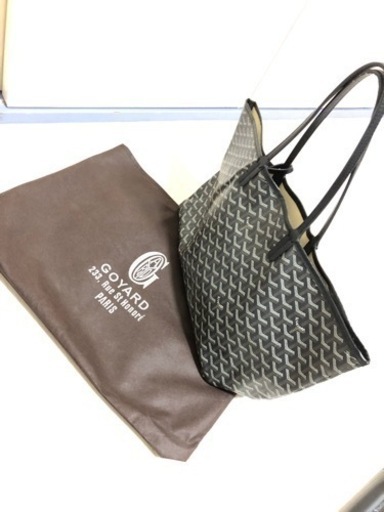 GOYARDトートバッグ1枚目写真保存袋の模様入り