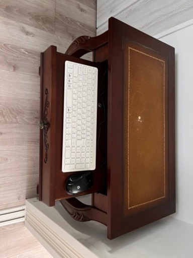 猫足クラシックPCデスク　アンティーク