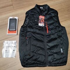 TULTEX 防風ヒーターベスト（バッテリー付）