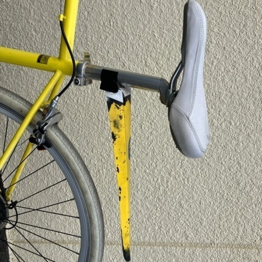 クロスバイク　お洒落なイエローの車体☆ そこそこ美品！