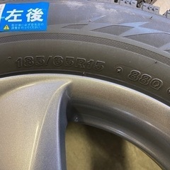 スタッドレスタイヤ　185/65R15  美品の画像