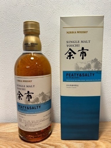 シングルモルト 余市 ピーティ&ソルティ 55度 500ml 【未開封】