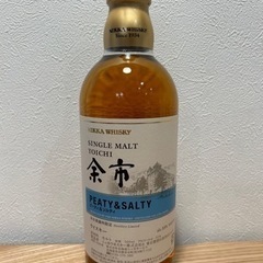 シングルモルト 余市 ピーティ&ソルティ 55度 500ml 【未開封】の画像