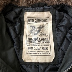 MARK SRTORE 中綿フードジャケット MILITARY WEAR  の画像