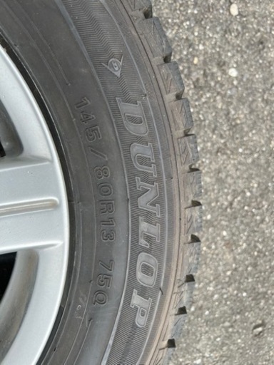145/80R13 軽自動車　スタッドレスタイヤ　アルミホイール　4本