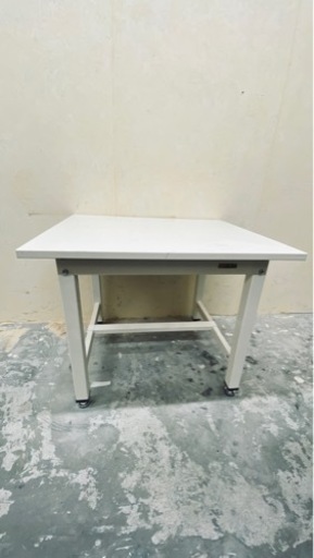 中量作業台(耐荷重800kg/スチール天板) デスク 作業机 テーブル