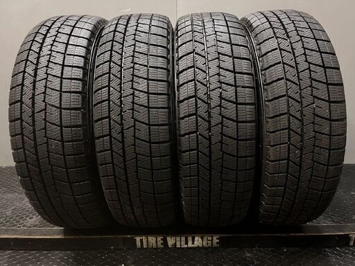 DUNLOP WINTER MAXX WM03 155/65R14 14インチ スタッドレス 4本 20年製 バリ溝 N-BOX タント スペーシア デイズ等　(VTM902)