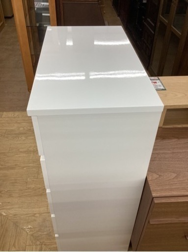 KL-11【新入荷　リサイクル品】ニトリ　フォウ80HC ハイチェスト　白