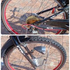 自転車　26インチ　シマノ六段変速　オートライトの画像