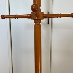 木製　ポールハンガー　ハンガーラックの画像