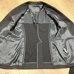 UNTITLED アンタイトル スカートスーツ上下　黒　Mサイズの画像