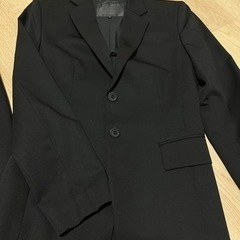 UNTITLED アンタイトル スカートスーツ上下　黒　Mサイズの画像