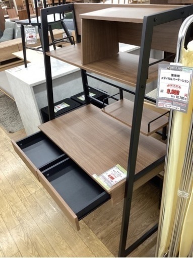 KL-14【新入荷　リサイクル品】ニトリ　ラボーロ　省スペースデスク　ブラウン