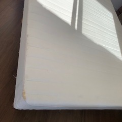 12/10(日)引渡し限定 脚高25cm 脚付マットレスベッド ダブルの画像