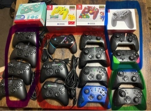 Switchプロコン　その他　プリンタ、スタンド、マイク，フィルム