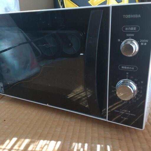 2019年製TOSHIBA電子レンジ ER-SM17 50/60HZ共用