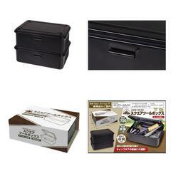 《鉄製無骨キャンプギア収納に！》新品スクエアツールボックスの画像